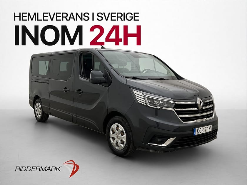 Bild 1 av Renault Trafic Grand Kombi Passenger Lång PDC Värm CARPLAY 9-Sits Moms