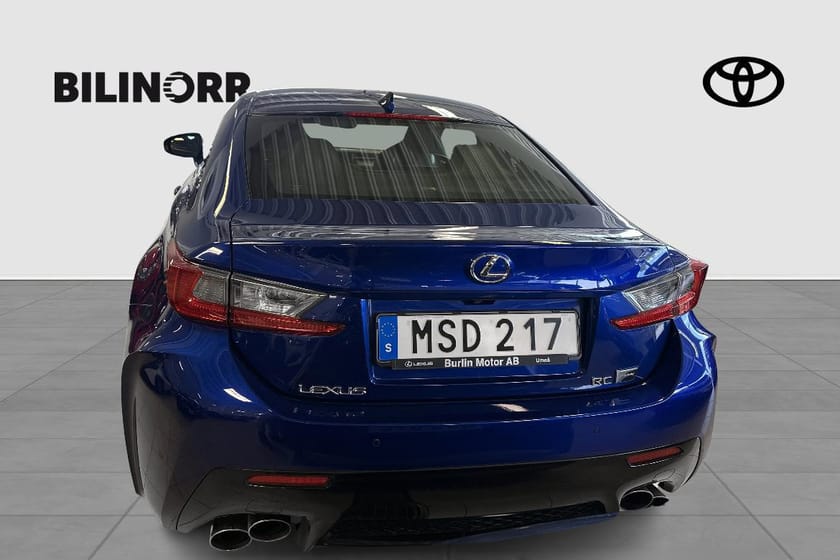Bild 4 av Lexus RC F 5.0 V8 Automatisk, 477 hk, 2015 – En unik möjlighet!