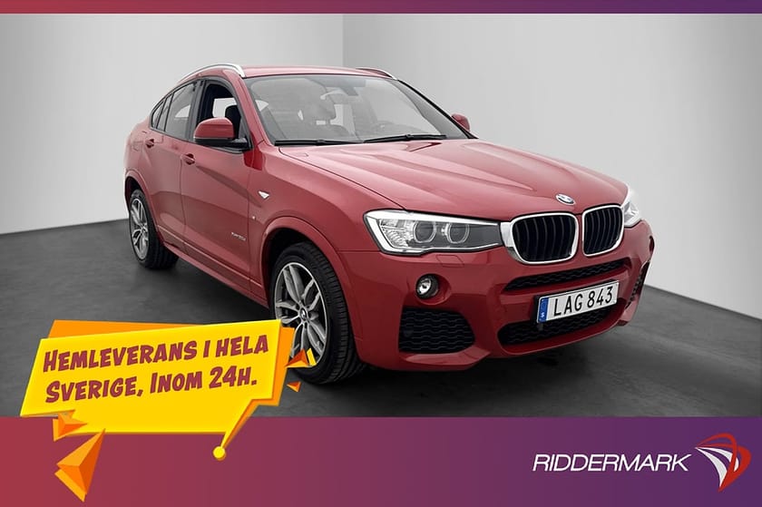 Bild 1 av BMW X4 xDrive20d M Sport Sportstolar Navi P-Sensorer Drag