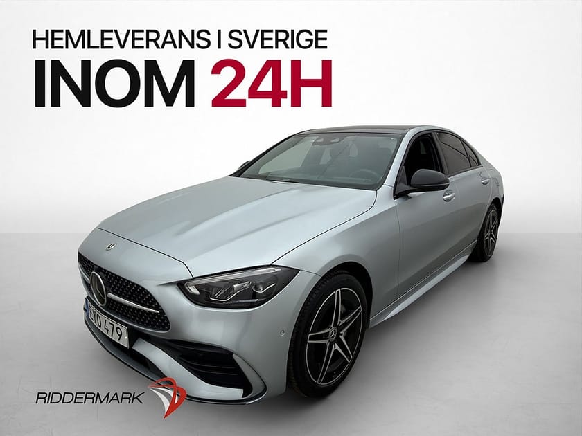 Bild 3 av Mercedes-Benz C 400 e 4MATIC 4M AMG Pano Burmester HUD 360° Drag