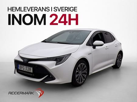 Toyota Corolla Hybrid 122hk Style Rattvärme Kamera 0,36l/mil