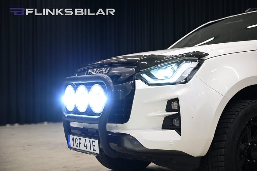 Bild 3 av Isuzu D-Max Crew Cab 163HK Automat|Dubbelhytt|Flaklock|Frontbåge|Moms|SeUtr!