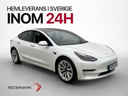 Tesla Model 3 Long Range AWD Pano Drag AP Skinn Navi MOMS