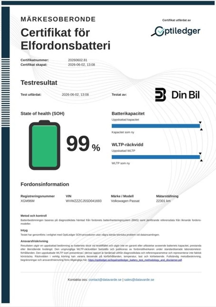 Bild 2 av Volkswagen Passat Variant eHybrid SC Business 272hk drag/värmare/carplay