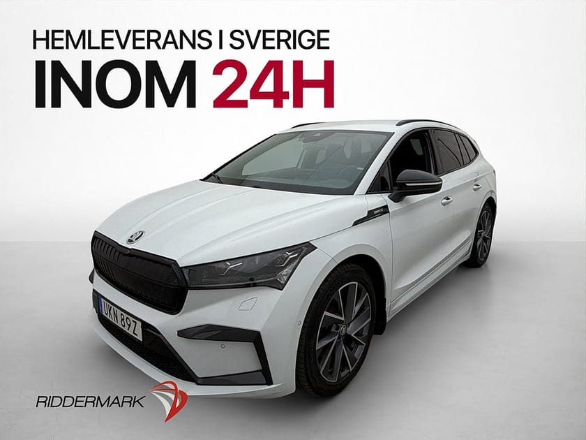 Bild 1 av Škoda Enyaq iV 80x Skoda 265hk Sportline Värmare Kamera CarPlay MOMS