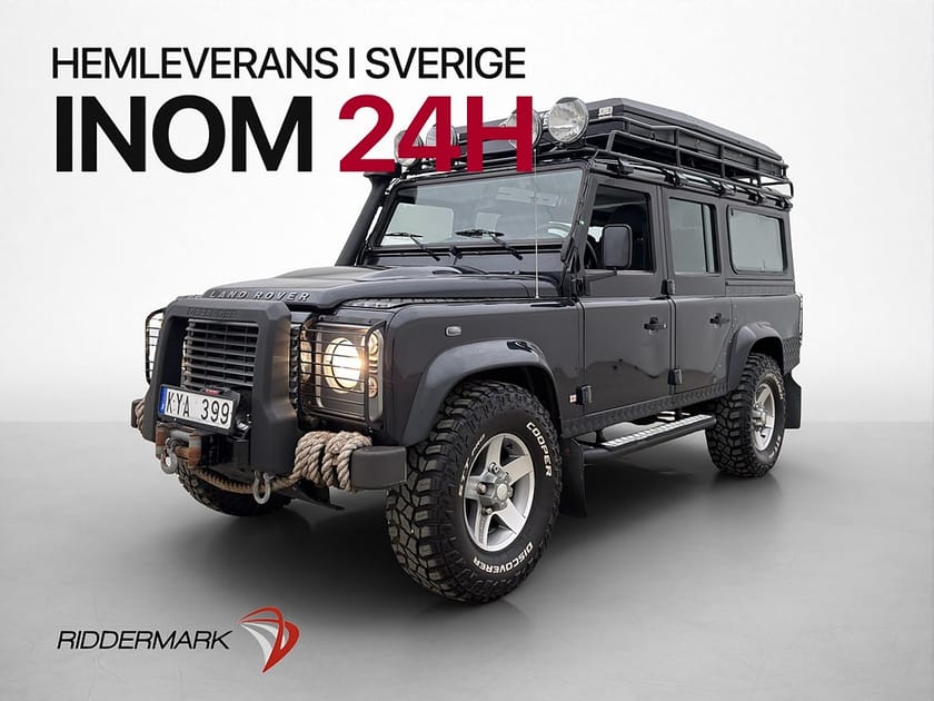 Bild 1 av Land Rover Defender 110 Kombi TD4 4x4 Vinsch Taktält Två-Brukare