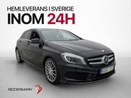 Mercedes-Benz A 220 CDI AMG Pano Sensorer Halvskinn