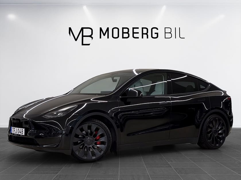 Bild 1 av Tesla Model Y Performance 534hk Pano Läder Drag B-Kamera