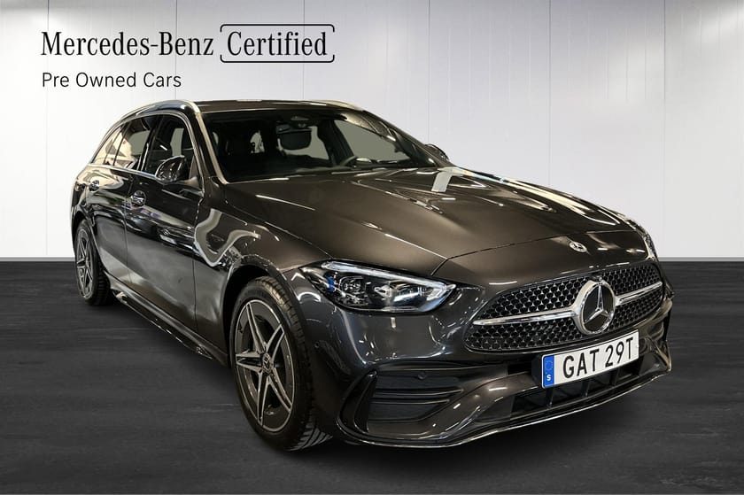 Bild 2 av Mercedes-Benz C 300 T e 300e AMG Dragkrok Burmester Värmare Moms