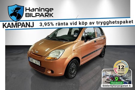 Chevrolet Matiz 1.0 Euro 4  / SUPERDEAL 3,95% /  Låg MIL