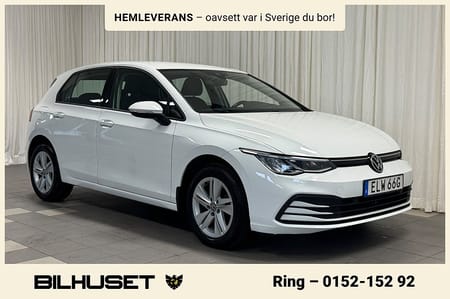 Volkswagen Golf 1.0 TSI OPF Adaptiv F-hållare Rattvärme Carplay