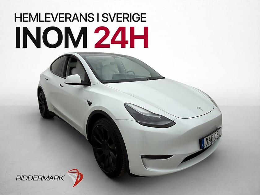 Bild 1 av Tesla Model Y Long Range AWD Ljus Interiör Drag MOMS 514hk