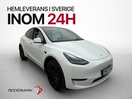 Tesla Model Y Long Range AWD Ljus Interiör Drag MOMS 514hk