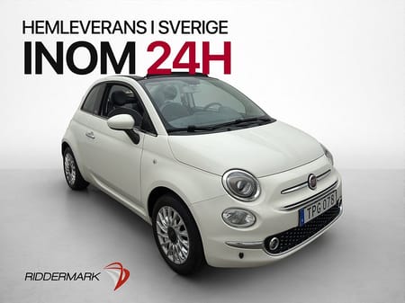 Fiat 500C 69hk Lounge Cabriolet Värmare P-Sensorer BT