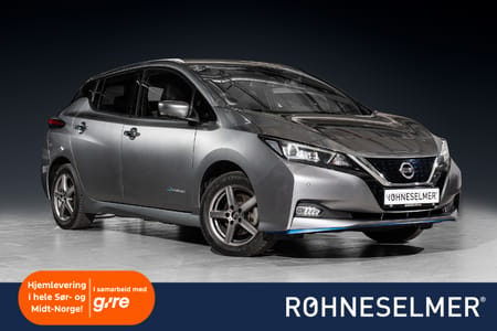 Nissan Leaf e+ 62kWt Tekna|Forvarming|Bose|Skinn|360Kam|App|RattVarme+
