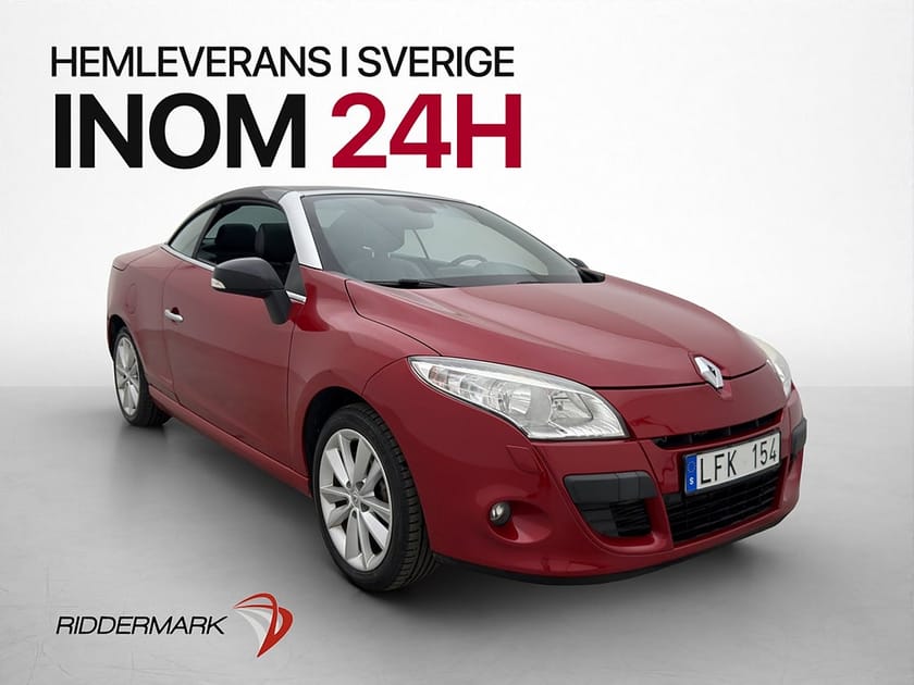 Bild 1 av Renault Mégane Coupé-Cabriolet Coupé-Cab 1.5 dCi 110hk Skinn Navi Sensorer