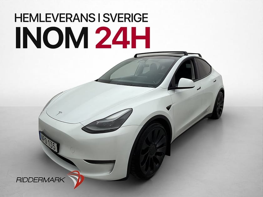 Bild 4 av Tesla Model Y Performance AWD Dragkrok Pano AP Sv.Såld