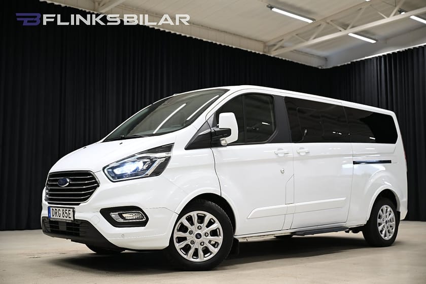 Bild 1 av Ford Tourneo Custom 320 130HK L2 Automat|9Sits|LED|Värmare|NyKamrem|Moms