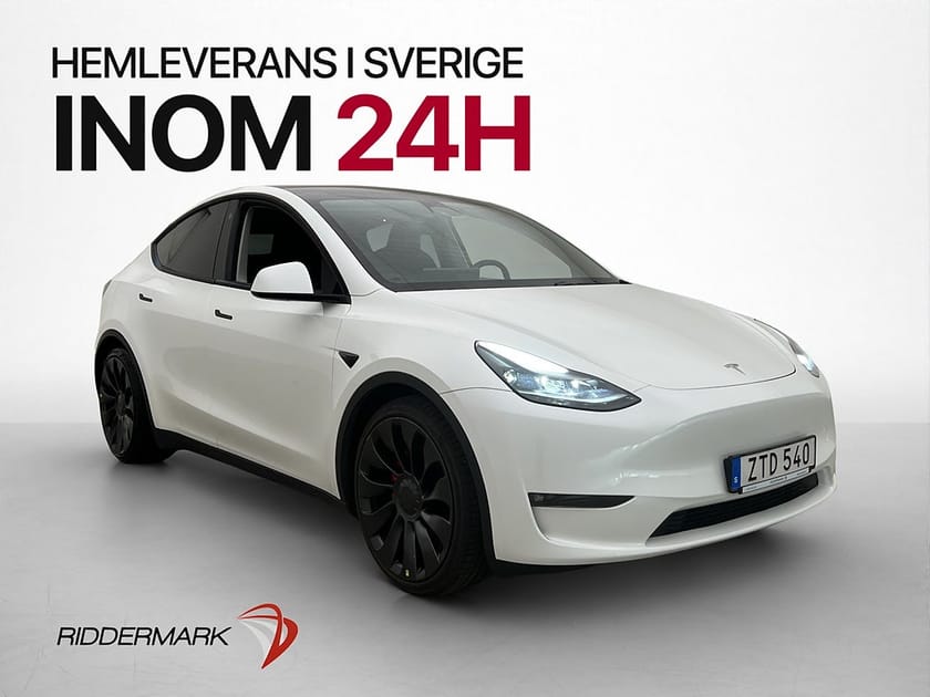 Bild 1 av Tesla Model Y Performance AWD Panorama Drag Kamera Navi MOMS