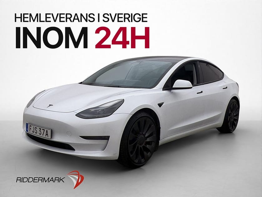 Bild 4 av Tesla Model 3 Performance AWD Pano Autopilot Sv-Såld  513hk