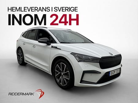 Škoda Enyaq iV 80x Skoda 265hk Sportline Kamer Navi CarPlay Dragkrok