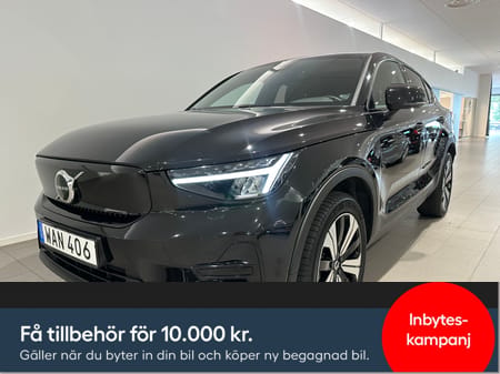 Volvo C40 Recharge Core / Panoramaglastak / Navigation / Backkamera / 10.000kr tillbehör /