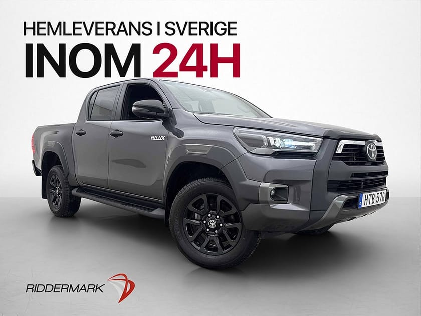 Bild 1 av Toyota Hilux Dubbelhytt Invincible 2.8 MHEV 4WD FACELIFT Drag Diff MOMS
