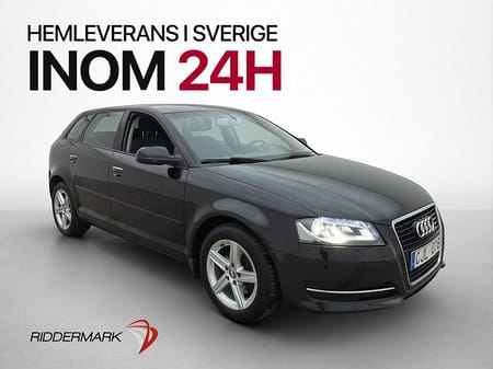 Audi A3 Sportback 2.0 140hk Attraction Farthållare Bluetooth 2-Brukare