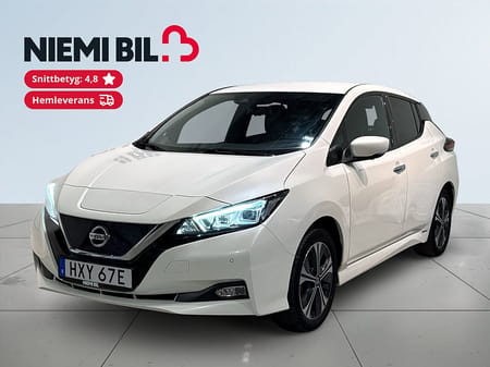 Nissan Leaf e+ 62 kWh 360° GPS BOSE Rattvärme Psens S/V-hjul