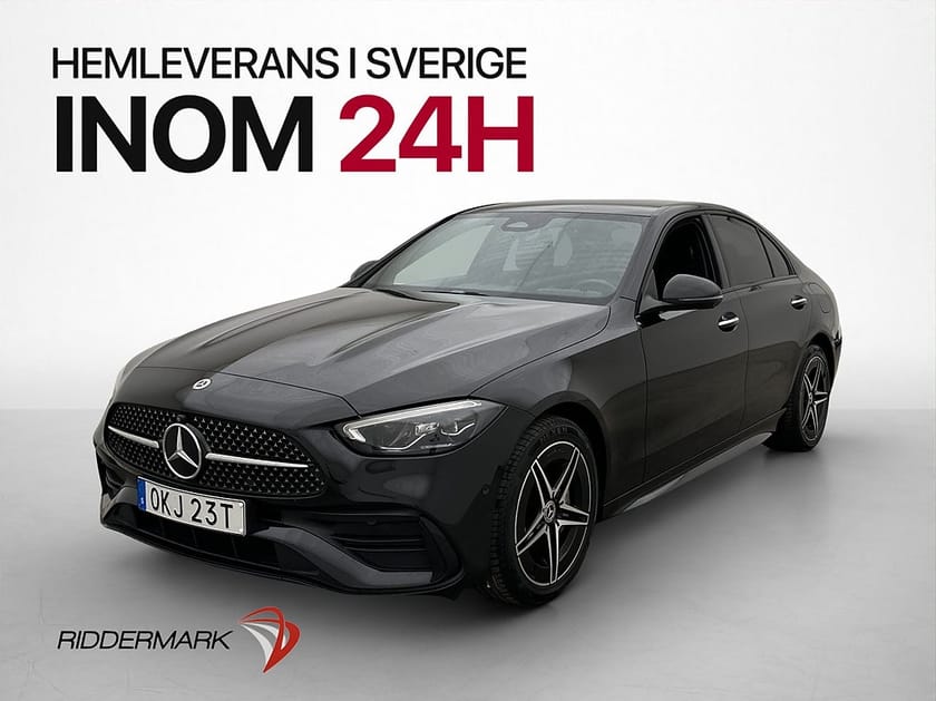 Bild 3 av Mercedes-Benz C 300 e C300 313hk AMG Night 360° Värmare Nav Elstol