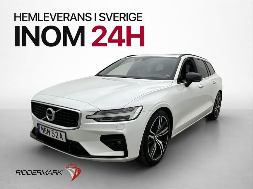 Bild 3 av Volvo V60 T5 Polestar 253hk R-Design Pano H/K 360° HuD Värm