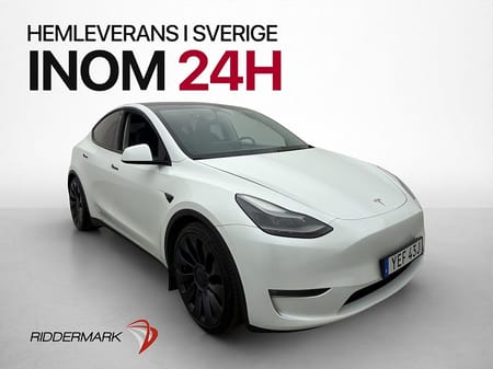 Tesla Model Y Performance AWD AP Rattvärme En-Brukare MOMS