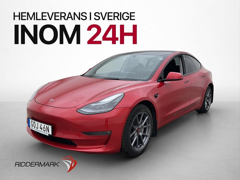 Bild 4 av Tesla Model 3 Long Range AWD 498hk Autopilot Drag Pano Skinn