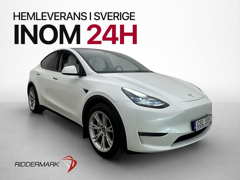 Bild 3 av Tesla Model Y Long Range AWD Ljus interiör Drag Värmepump