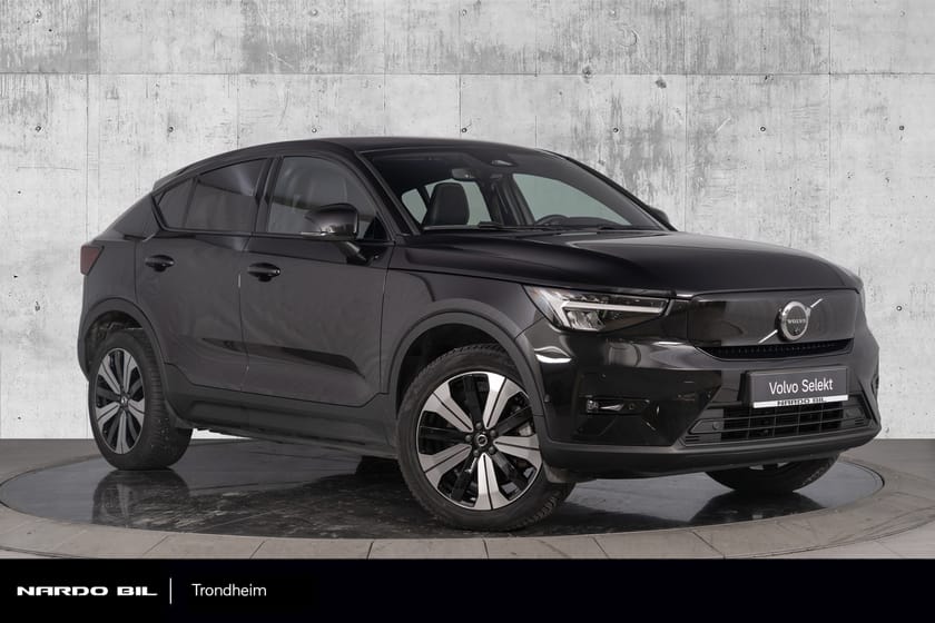 Bilde 1 av Volvo C40 Recharge Twin motor Ultimate 408 hk. Soltak/HK/360 kam/Varmepumpe/Krok