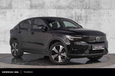 Volvo C40 Recharge Twin motor Ultimate 408 hk. Soltak/HK/360 kam/Varmepumpe/Krok