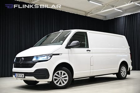 Volkswagen Transporter 2.0 TDI 110HK L2 Nedlackad|LED|Inredning|GPS|Backkamera