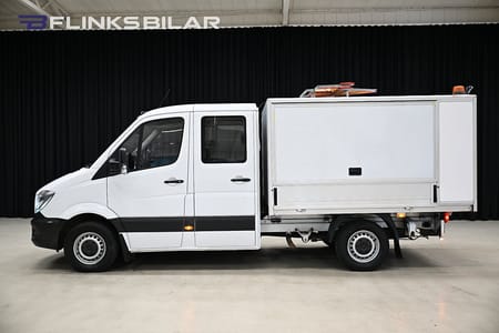 Mercedes-Benz Sprinter 316 BlueTEC Chassi Crew cab 7G 163HK Automat|Dubbelhytt|Kåpa|3.5ton-drag|Moms
