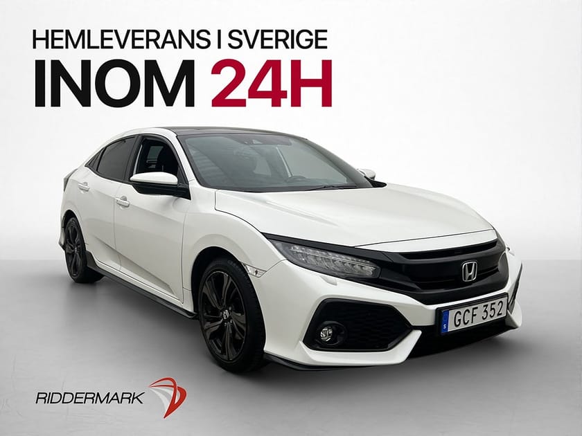Bild 3 av Honda Civic 1.5 i-VTEC 182hk Pano Navi Kamera Bluetooth
