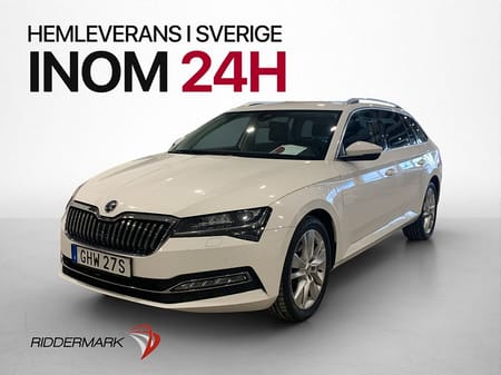 Škoda Superb Kombi Skoda 2.0 TDI 4x4 Värmare Cockpit Skinn Kamera Drag