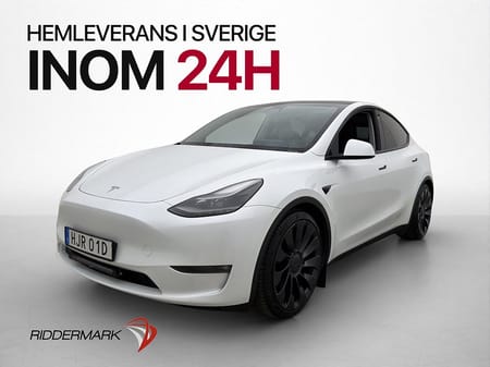Tesla Model Y Performance Svensksåld Rattvärme Dragkrok MOMS