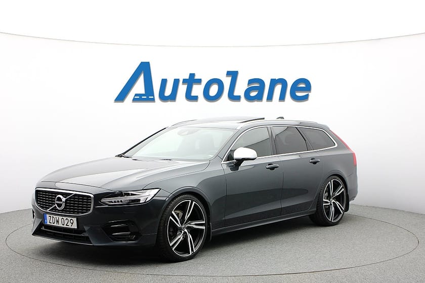 Bild 5 av Volvo V90 D4 AWD R-Design Polestar, Pano, H/K, HUD, Kamera 190hk