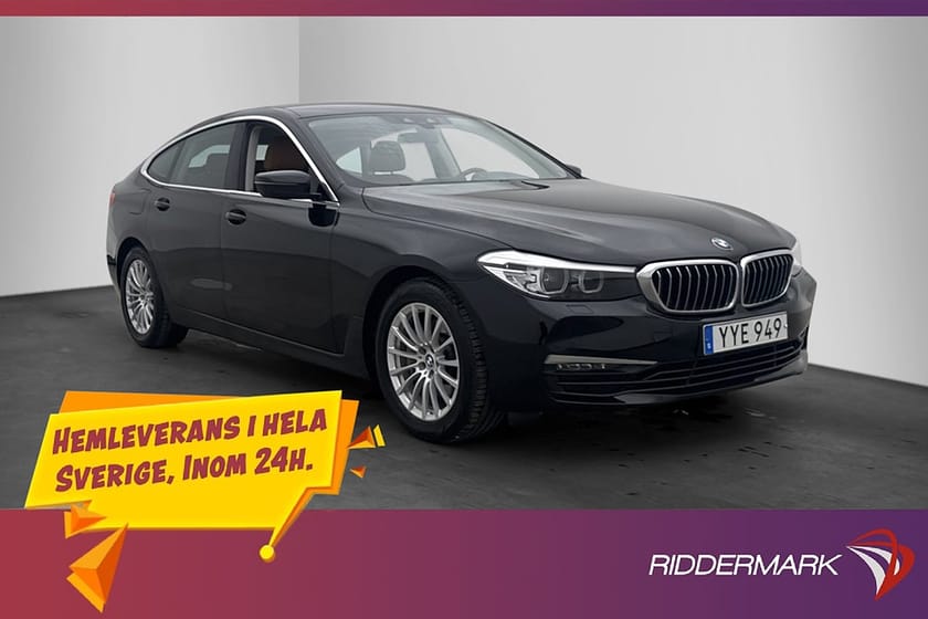 Bild 1 av BMW 620d GT 620 D 190hk Kamera Dragkrok Läder Keyless