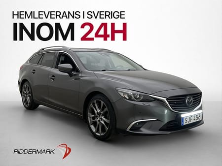Mazda 6 Wagon 2.2 175hk AWD OPTIMUM Drag Skinn BOSE Kamera Adaptiv