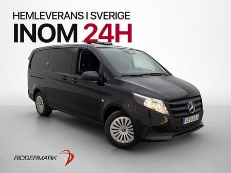 Mercedes-Benz Vito 116 CDI 2.8t L2 Värm Drag 2xDörr Skinn Kamera MOMS