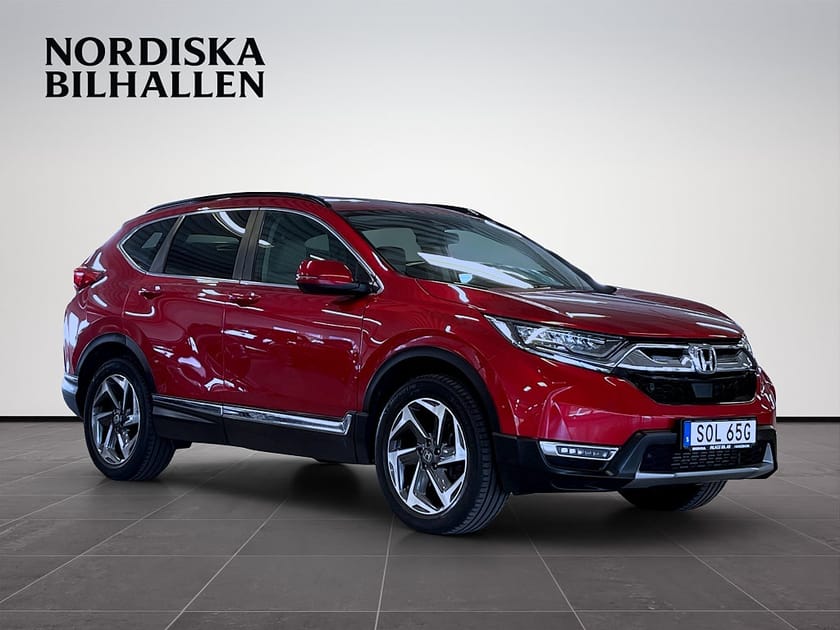 Bild 1 av Honda CR-V 1.5 AWD CVT Executive Pano Kamera HUD GPS Helskinn