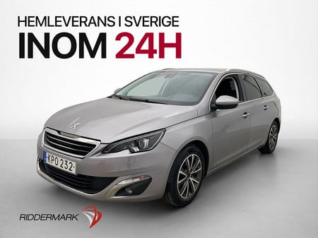 Peugeot 308 SW 131hk Allure M&K-Värmare Sensorer Farthållare