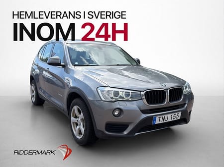 BMW X3 xDrive20d 190hk Dragkrok kamera Skinn KAMPANJBIL