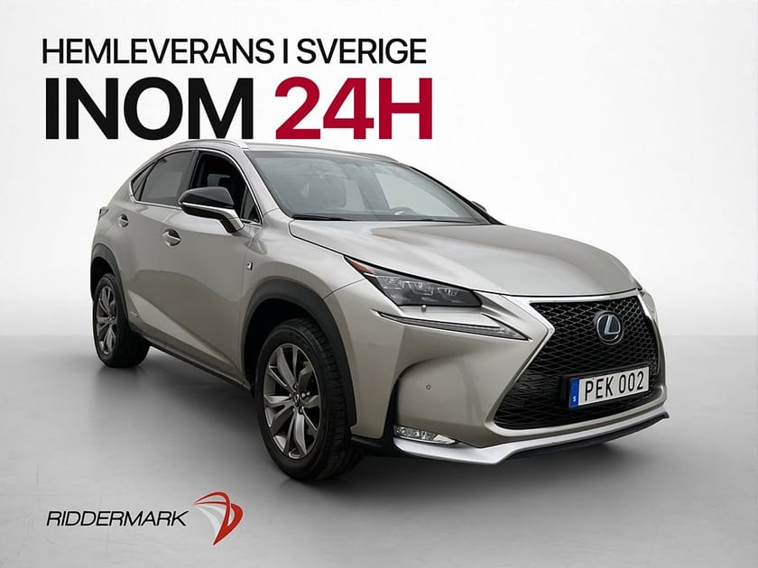 Bild 1 av Lexus NX 300h AWD 197hk F-Sport Skinn Kamera Rattvärme