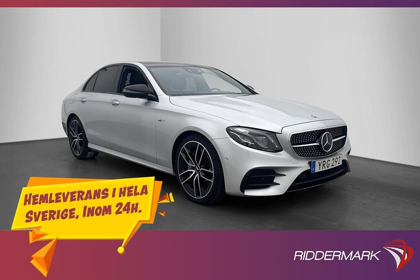 Bild 1 av Mercedes-Benz AMG E 53 4MATIC+ 4M+ Pano Burmester Luft Värmare HUD